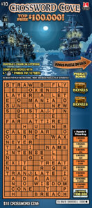 Crossword Cove ticket front