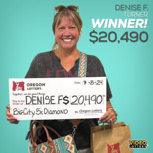 Video Lottery winner Denise F.